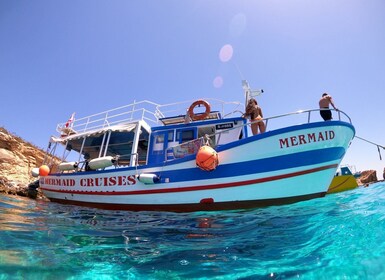 Baie de St Paul : Comino, lagune bleue, Gozo et grottes en bateau