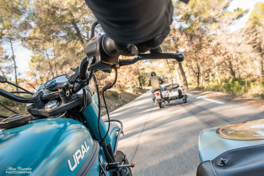 Picture 5 for Activity Aix-en-Provence: Wine or Beer Tour in Motorcycle Sidecar