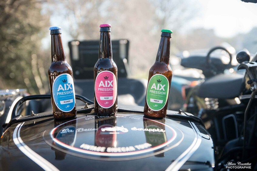 Picture 4 for Activity Aix-en-Provence: Wine or Beer Tour in Motorcycle Sidecar