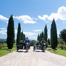 Aix-en-Provence: Ruta del Vino o la Cerveza en Sidecar de Motocicleta