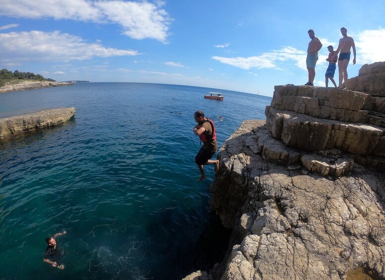 Picture 5 for Activity Pula: Sunset Adventure – Boat, Kayak, Snorkeling & Sunset
