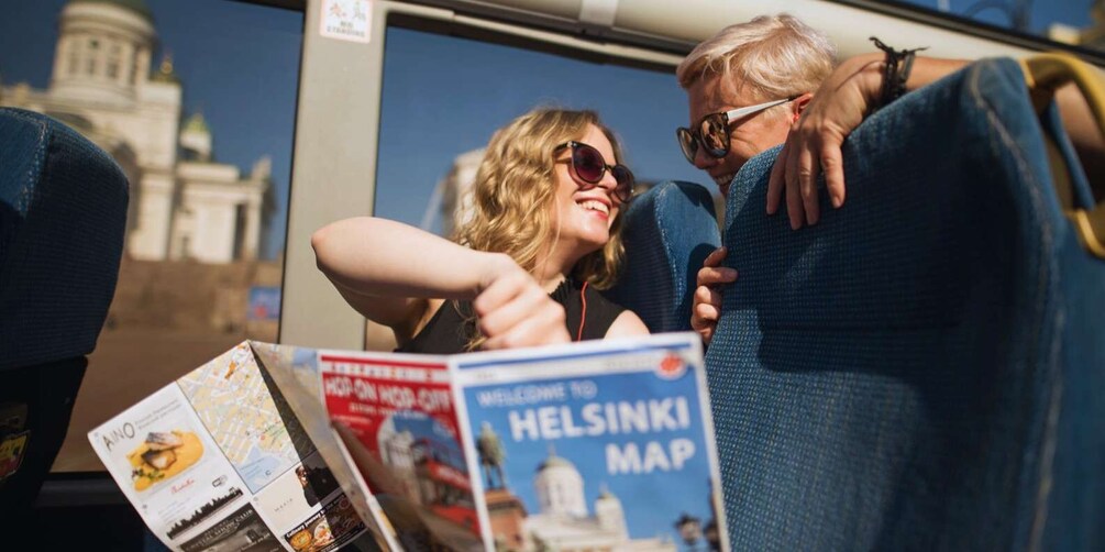 Picture 3 for Activity Helsinki: Hop-On Hop-Off Bus and Sightseeing Boat Tour