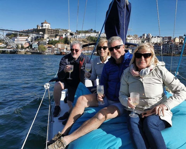 Picture 3 for Activity Porto: Private Douro River Charming Sailboat Cruise w/Wine