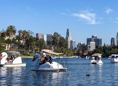 Echo Park Lake: เช่าเรือถีบหงส์