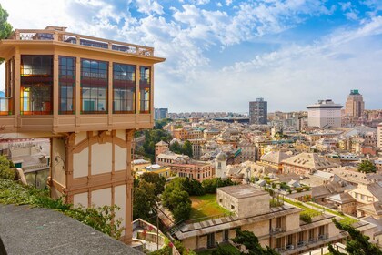 Genua: Guidad panoramastadstur med linbana och snacks