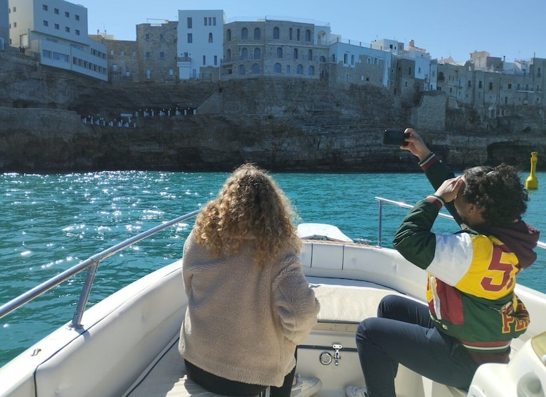 Picture 14 for Activity Polignano a Mare: Speedboat Cruise to Caves with Aperitif