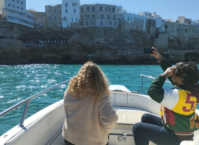 Picture 14 for Activity Polignano a Mare: Speedboat Cruise to Caves with Aperitif