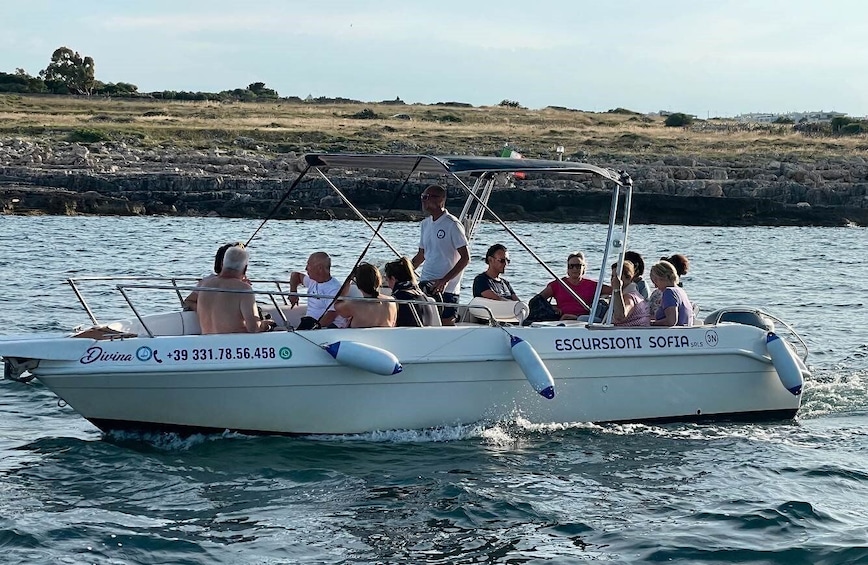 Picture 17 for Activity Polignano a Mare: Speedboat Cruise to Caves with Aperitif