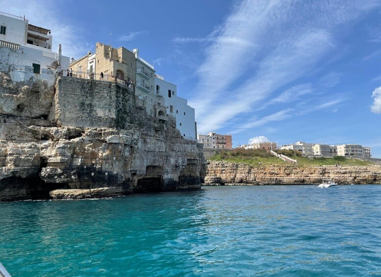 Picture 11 for Activity Polignano a Mare: Speedboat Cruise to Caves with Aperitif