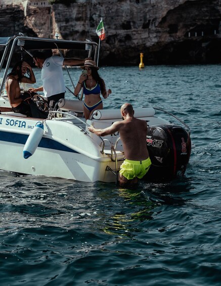 Picture 10 for Activity Polignano a Mare: Speedboat Cruise to Caves with Aperitif