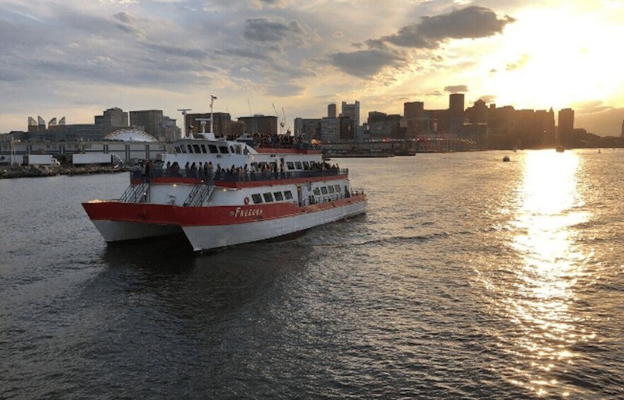 Picture 3 for Activity Boston Harbor: Full Moon Cruise with Champagne Option