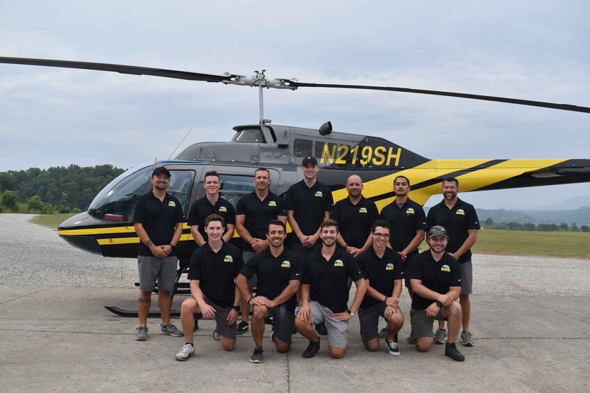 Picture 1 for Activity Asheville: Looking Glass Rock Helicopter Tour