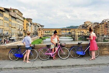 Firenze: Yksityinen pyöräretki Gelaton maistelulla