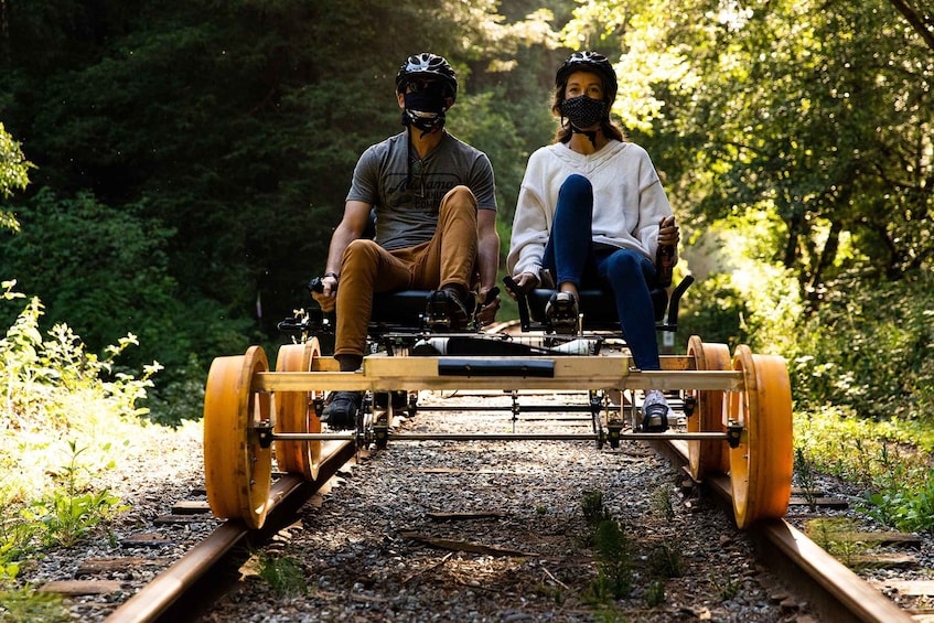 Picture 2 for Activity Mendocino County: Railbiking Tour Along the Noyo River