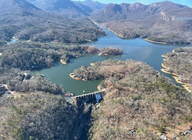 Asheville : Hélicoptère de Chimney Rock excursion