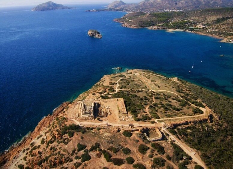 Picture 2 for Activity From Athens: Cape Sounion Private Day Trip at Sunset