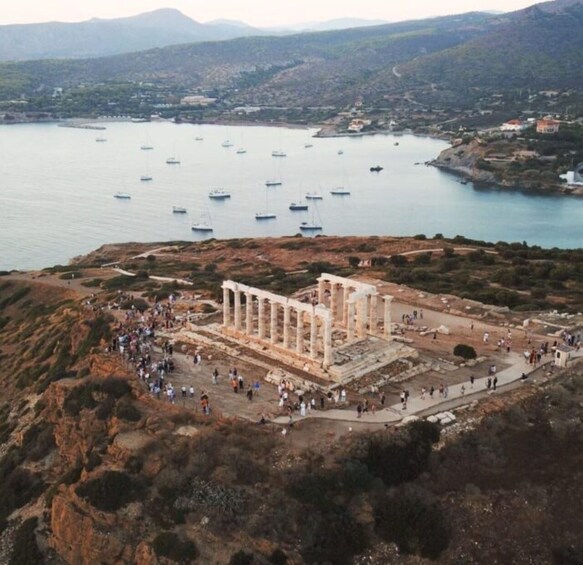 Picture 2 for Activity From Athens: Cape Sounion Private Day Trip at Sunset