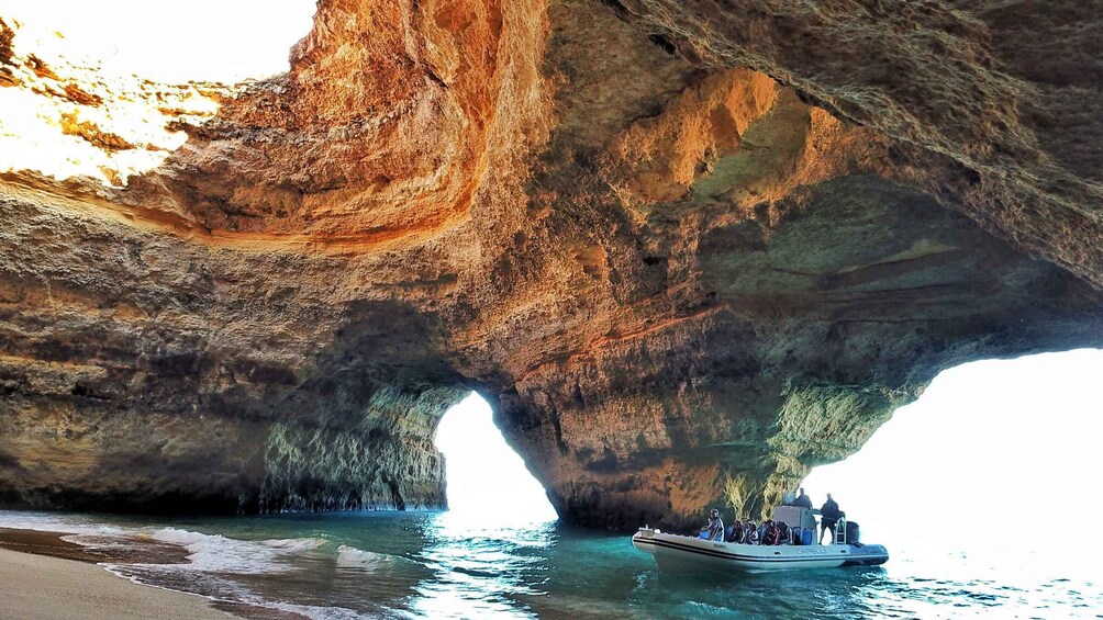 Picture 5 for Activity Albufeira: Benagil Cave and Dolphin Sightseeing Boat Cruise