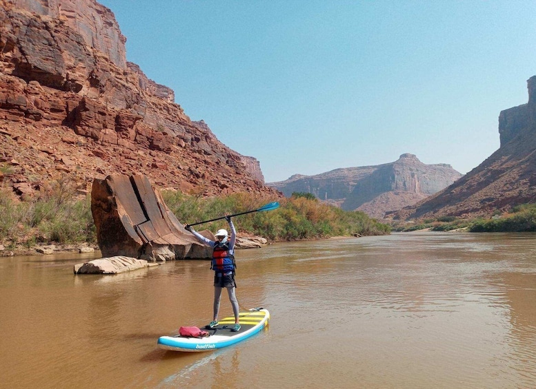 Picture 2 for Activity Moab: Colorado River 3.5-Hour Stand-Up Paddleboard Tour