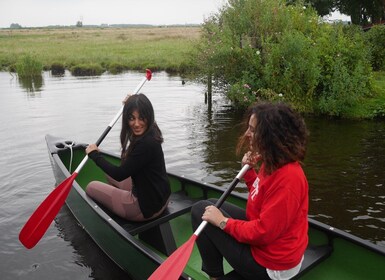 Amsterdam : Excursion guidée en canot de 2 heures