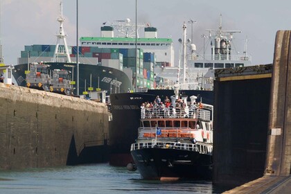 Panama: Guidet nordgående cruise i Panamakanalen