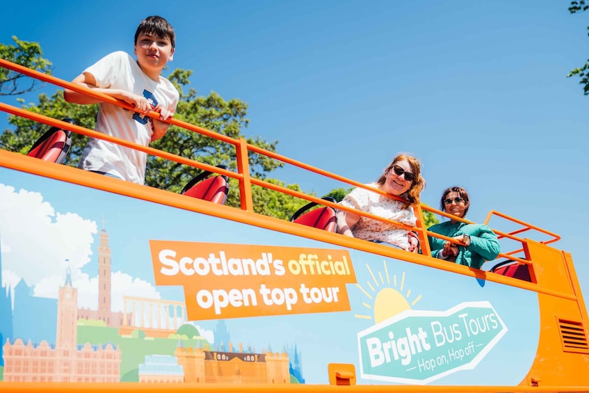 Picture 1 for Activity Edinburgh: Hop-On Hop-Off City or Britannia Bus Tour