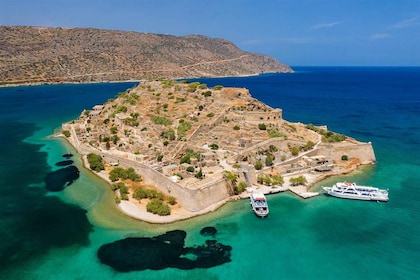 Rethymno: Dagsutflukt til Agios Nikolaos og øya Spinalonga