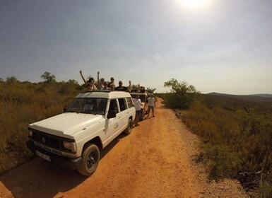 Desde Albufeira: tour en jeep al atardecer por el Algarve con degustaciones