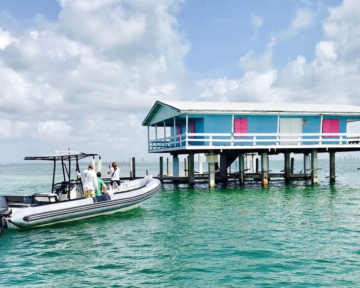 Picture 3 for Activity Miami: Guided Small Group Boat Tour + Iconic Stiltsville