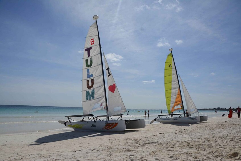 Picture 1 for Activity Tulum: Private Snorkel and Sailing Experience