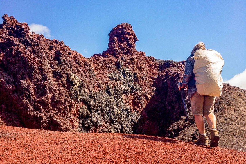 Réunion: Piton de la Fournaise Volcano off trail Hike