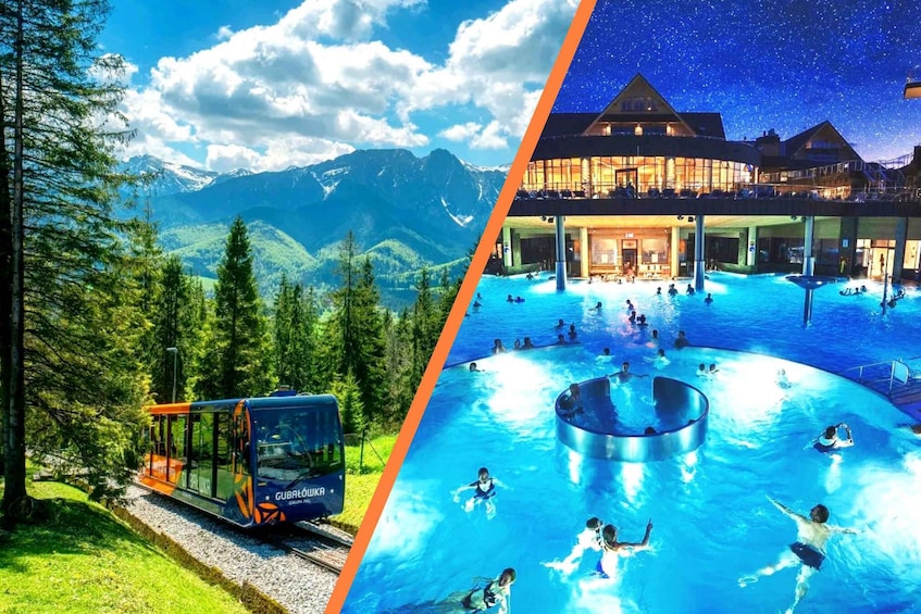 Krakow: Zakopane, Thermal Pools, Cable Car & Scenic Views