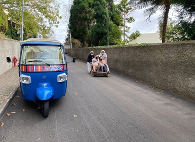 Funchal: Jardín Monte Tropical y Paseo en Tobogán en Tuk Tuk