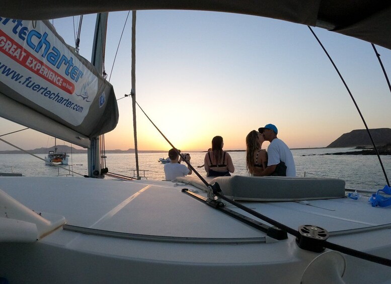 Picture 4 for Activity Fuerteventura: Sunset Catamaran Trip to Lobos Island