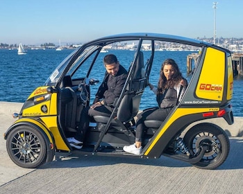 Coronado: privétour met elektrische open auto met gps-gids