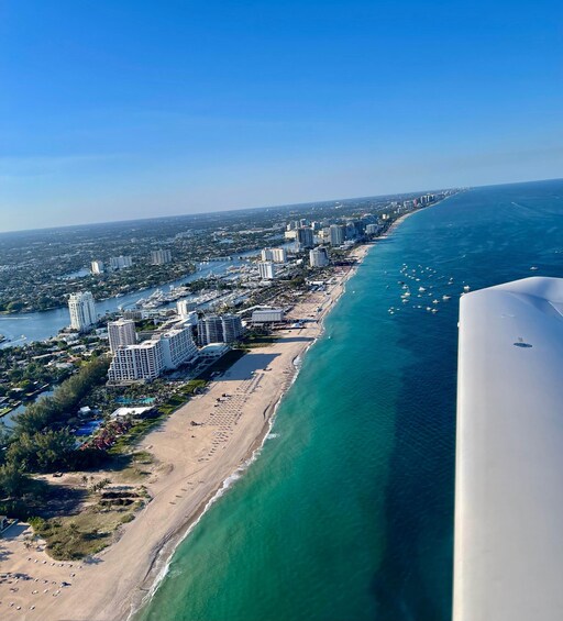 Picture 5 for Activity Fort Lauderdale: Private Luxury Airplane Tour with Champagne