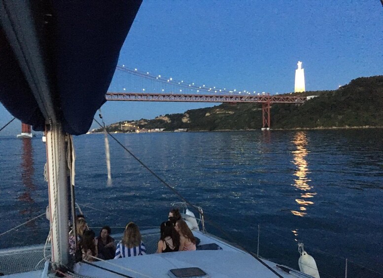 Picture 10 for Activity Lisbon: Sunset Catamaran Cruise with Welcome Drink