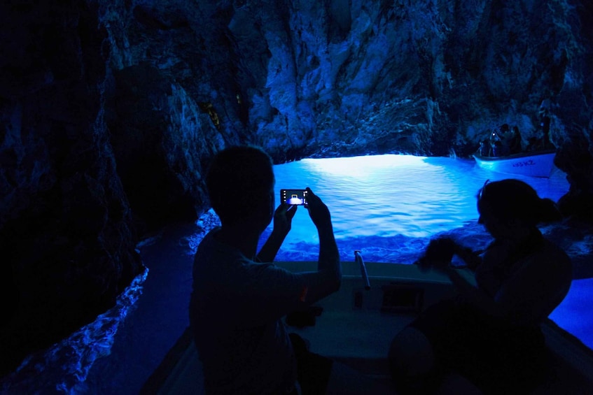 Picture 1 for Activity Split: Blue Cave, 5 Islands, & Snorkeling Speedboat Tour