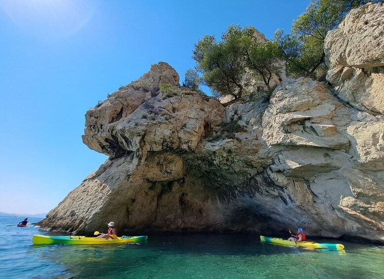 Picture 6 for Activity Marseille: Côte Bleue Calanques Half-Day Kayak Tour