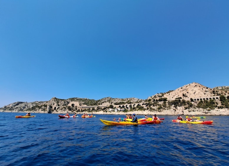 Picture 5 for Activity Marseille: Côte Bleue Calanque Half-Day Kayak Tour