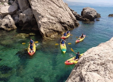 Marsella: tour de medio día en kayak por Côte Bleue Calanques