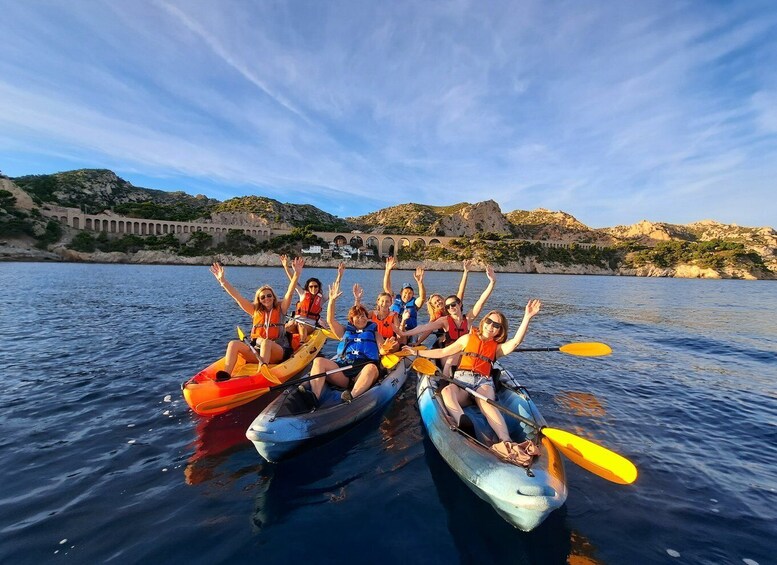 Picture 12 for Activity Marseille: Côte Bleue Calanques Half-Day Kayak Tour