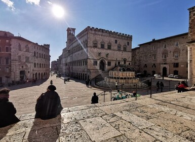 Perugia: Paseo por el casco antiguo, Piazza IV Novembre