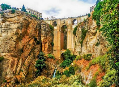 Fra Malaga: Heldagstur med buss til Ronda og Setenil