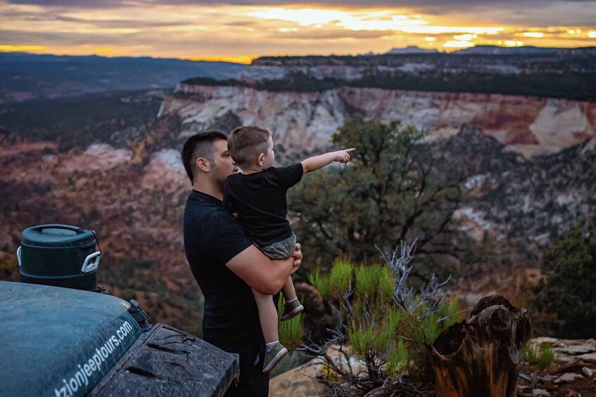 Picture 1 for Activity East Zion: Cliffs Sunset and Backcountry Off-Road Jeep Tour