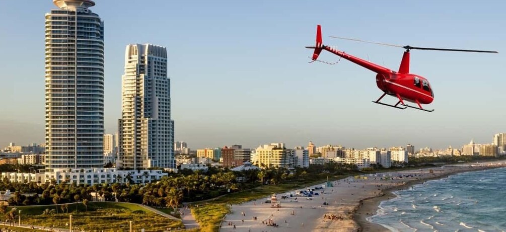 Picture 10 for Activity Miami Beach: 30-Minute Private Sunset Luxury Helicopter Tour