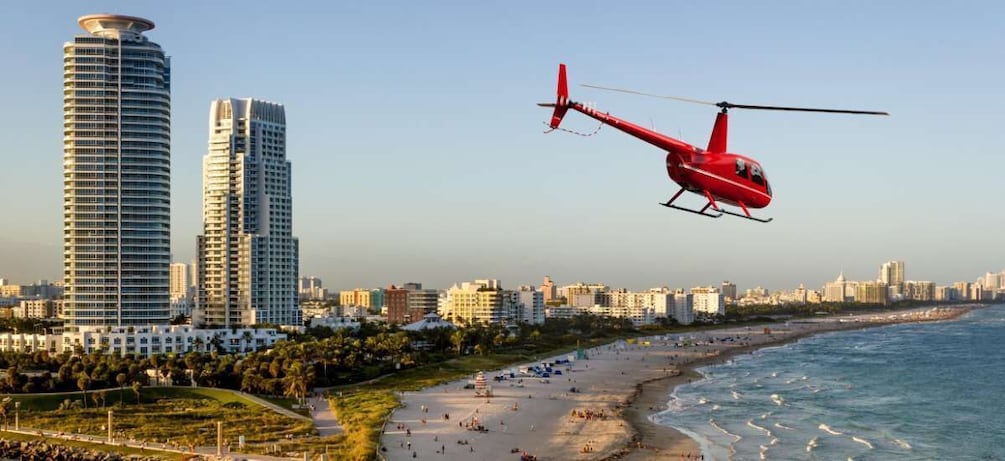 Picture 10 for Activity Miami Beach: 30-Minute Private Sunset Luxury Helicopter Tour