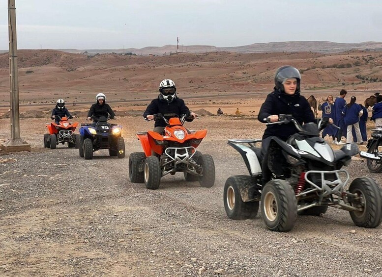 Picture 94 for Activity Marrakech: Desert Quad Bike Tour with Tea & Optional Dinner