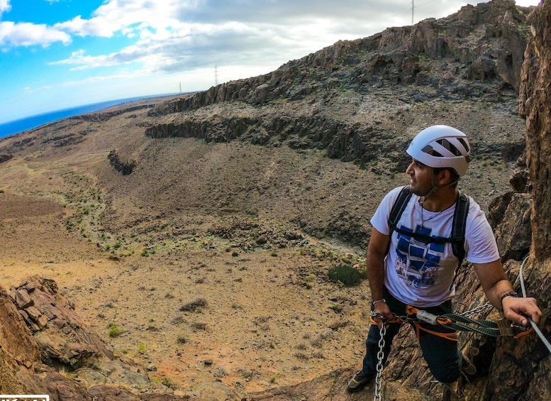 Picture 10 for Activity Gran Canaria: Cliff Climbing Via Ferrata Trip by Maspalomas