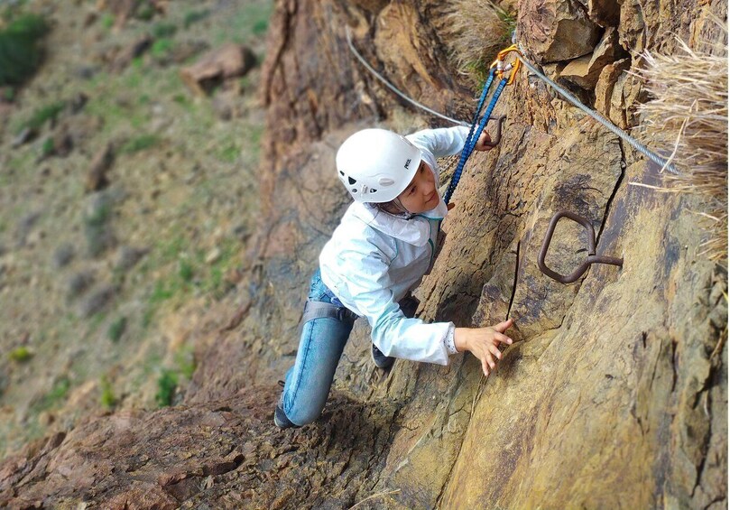 Picture 1 for Activity Gran Canaria: Cliff Climbing Via Ferrata Trip by Maspalomas